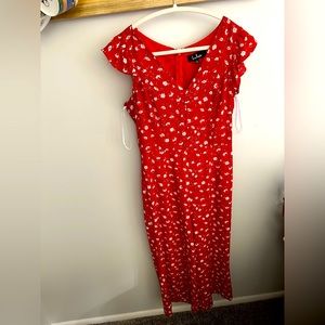 Floral Jumpsuit, Lulus Medium